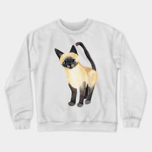 Saucy Siamese Kitten Crewneck Sweatshirt